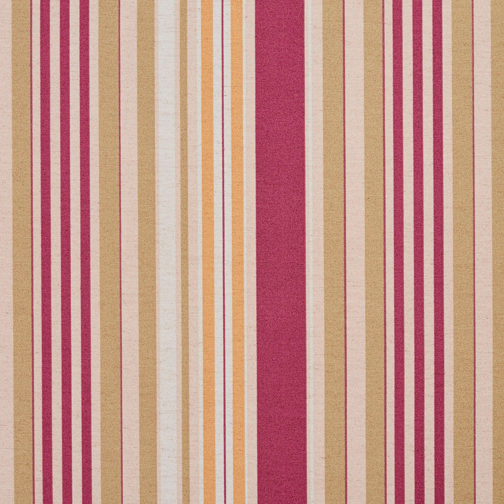 Springtime Stripes fabric in purple color - pattern number 10810-04 - by Charlotte in the Botanical Prints collection