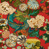 Chiang Mai Dragon fabric in lacquer color - pattern number 173271 - by Schumacher in the Exuberant Prints collection