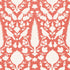 Chenonceau fabric in coral color - pattern number 173564 - by Schumacher in the Exuberant Prints collection