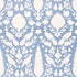Chenonceau fabric in sky color - pattern number 173567 - by Schumacher in the Exuberant Prints collection