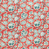 Deco Flower fabric in berry color - pattern number 173700 - by Schumacher in the Exuberant Prints collection