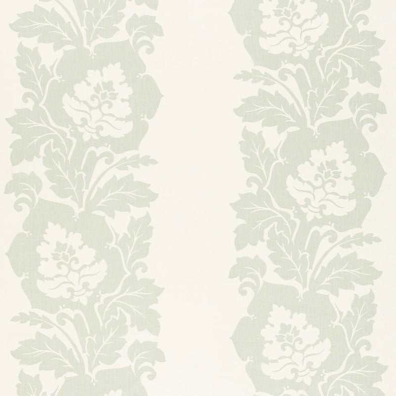 Margate Damask Print fabric in sky color - pattern number 173852 - by Schumacher in the Classic Prints collection