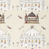 Opera fabric in natural color - pattern number 174001 - by Schumacher in the Exuberant Prints collection