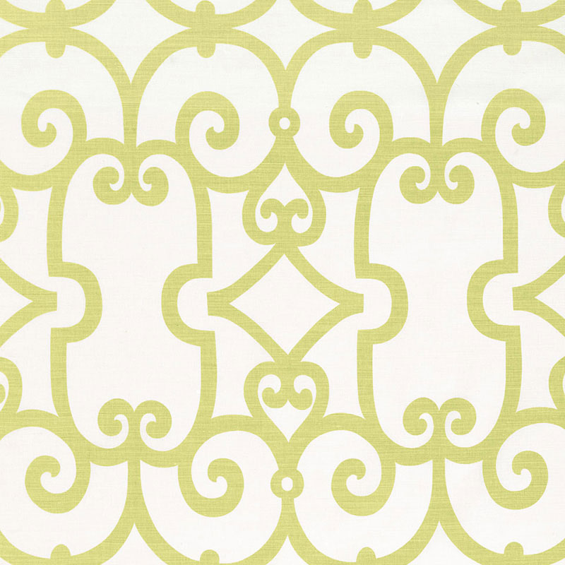 Manor Gate fabric in aloe color - pattern number 174150 - by Schumacher in the Classic Prints collection