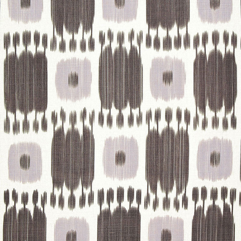 Kandira fabric in ash color - pattern number 174400 - by Schumacher in the Ikat Collection collection