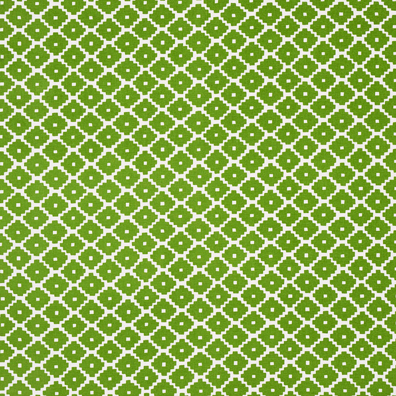 Ziggurat fabric in green color - pattern number 174488 - by Schumacher in the Happy Together collection