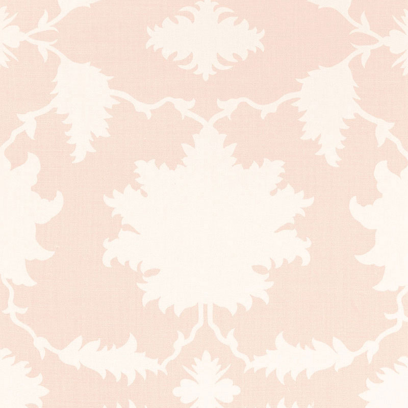Garden Of Persia fabric in blush conch color - pattern number 175031 - by Schumacher in the Mary Mcdonald collection