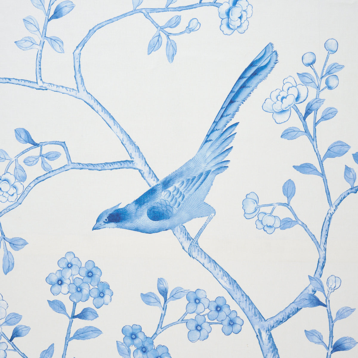 Chinois Palais fabric in porcelain color - pattern number 175049 - by Schumacher in the Mary Mcdonald collection
