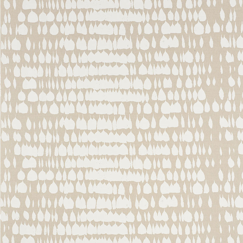 Queen Of Spain fabric in natural color - pattern number 175205 - by Schumacher in the Revisit Of Popular Patterns collection