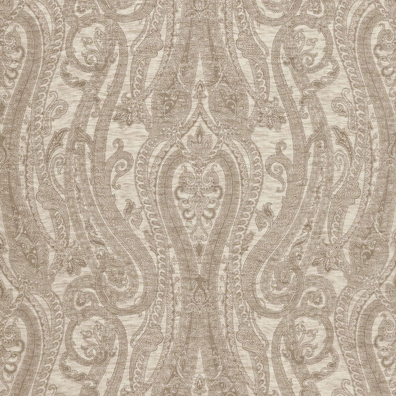 Cachemire Linen Sheer fabric in greige color - pattern number 175400 - by Schumacher in the Essentials: Sheers & Casements collection