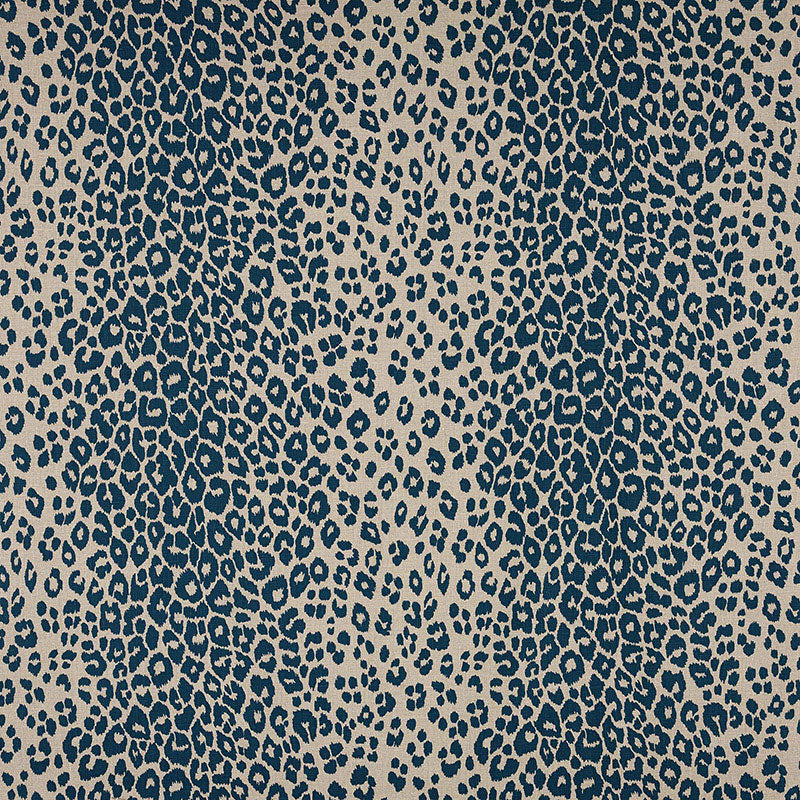 Iconic Leopard fabric in ink natural color - pattern number 175724 - by Schumacher in the Schumacher Classics collection