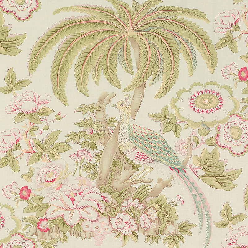 Thicket fabric in bright bloom color - pattern number 175941 - by Schumacher in the Celerie Kemble collection