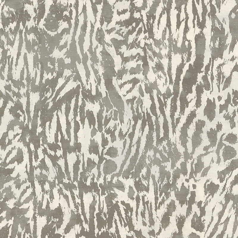 Feline fabric in stone color - pattern number 175990 - by Schumacher in the Celerie Kemble collection