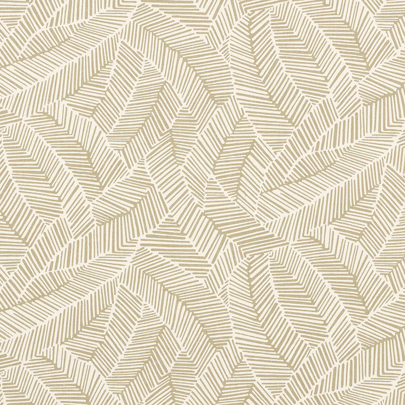 Abstract Leaf fabric in taupe color - pattern number 176220 - by Schumacher in the Good Vibrations collection