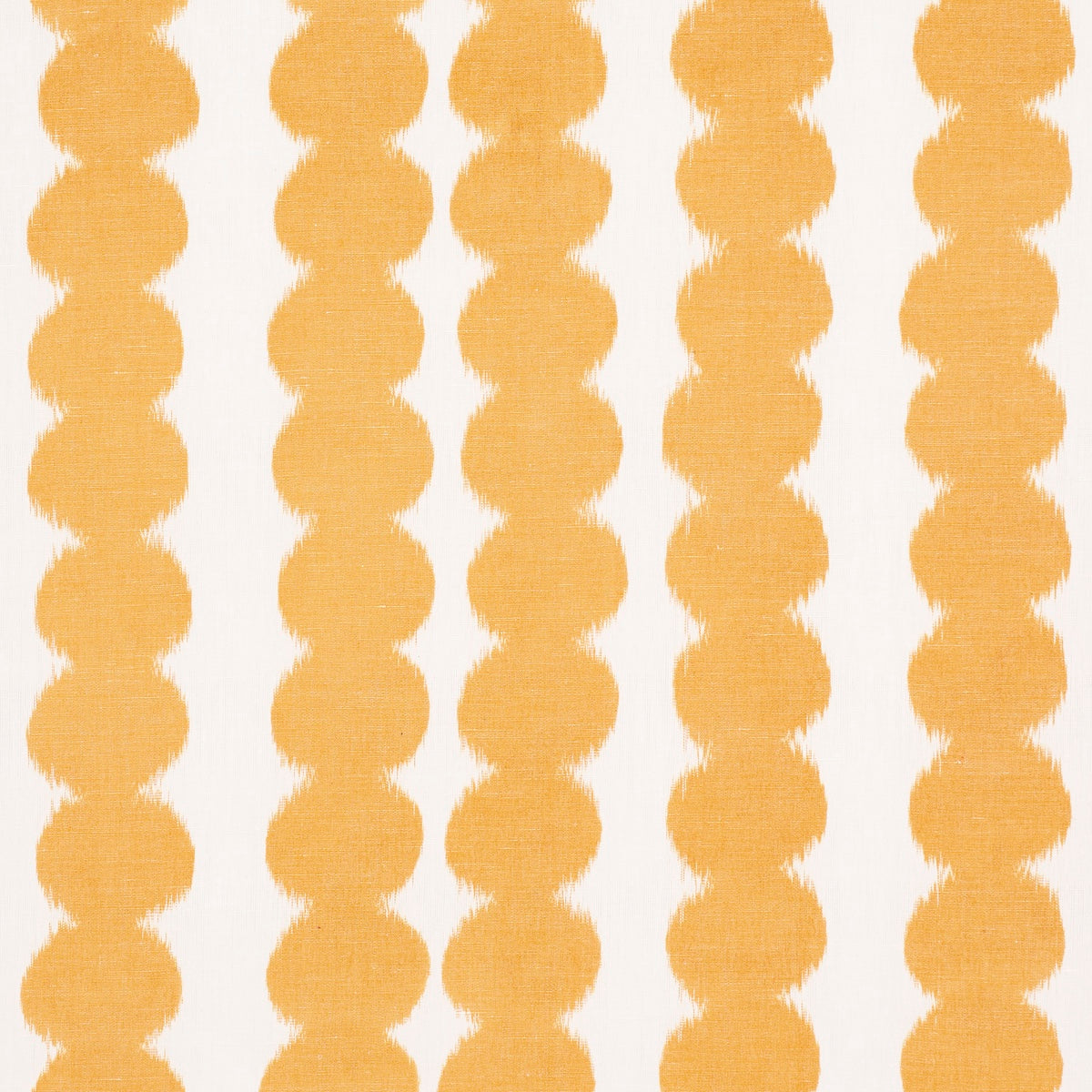 Full Circle fabric in saffron color - pattern number 176256 - by Schumacher in the Ikat Collection collection