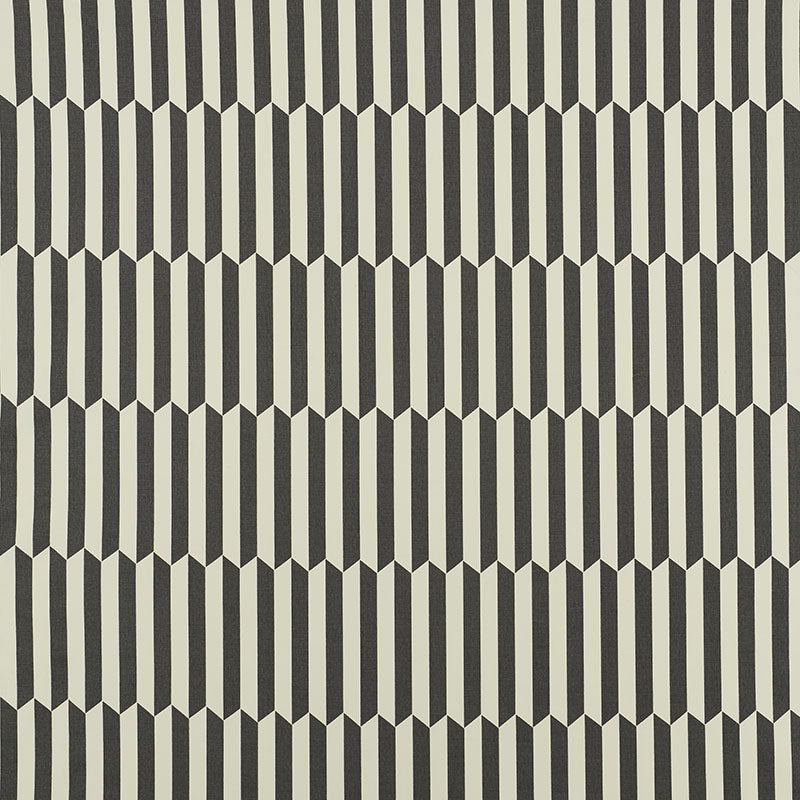 Maxwell fabric in charcoal color - pattern number 176403 - by Schumacher in the Clique collection