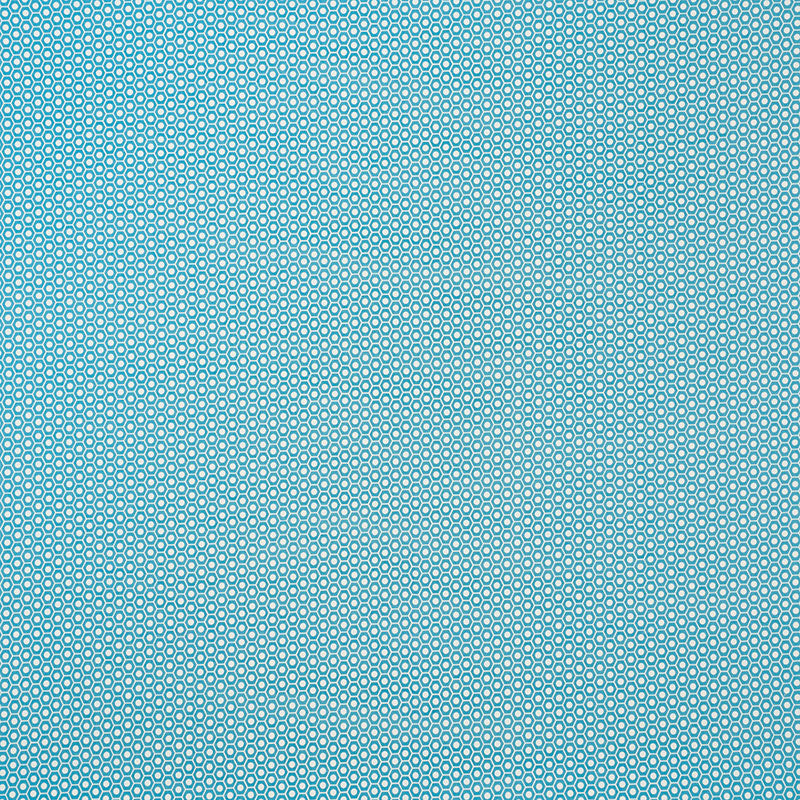 Queen B II Indoor Outdoor fabric in aqua color - pattern number 176563 - by Schumacher in the Studio Bon collection