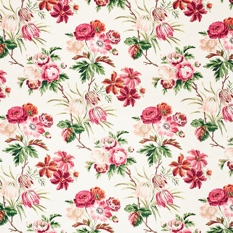 Cecil Chintz fabric in rose color - pattern number 176813 - by Schumacher in the Classic Prints collection