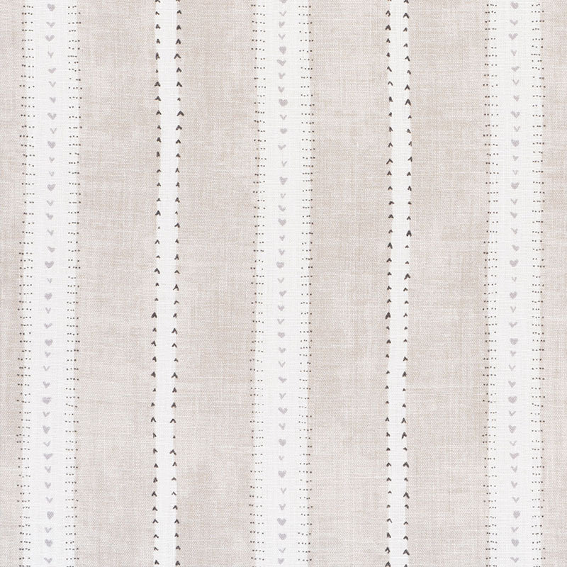 Amour fabric in natural color - pattern number 176943 - by Schumacher in the French Revolution collection