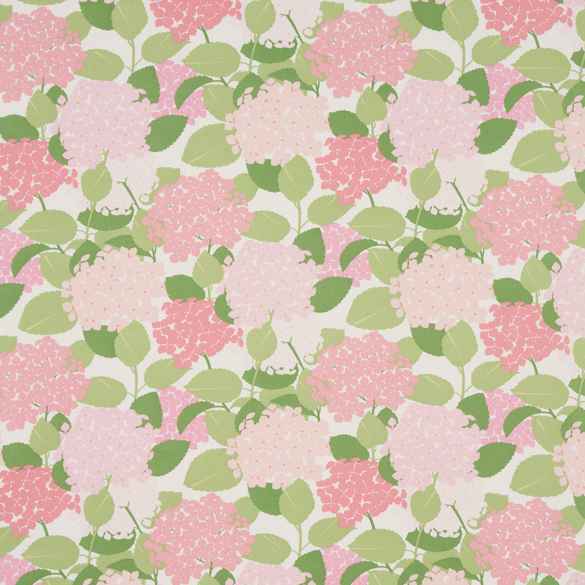 Hydrangea fabric in petal color - pattern number 177585 - by Schumacher in the Full Bloom collection