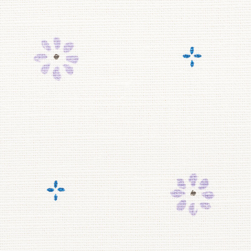 Suna Floral fabric in lilac color - pattern number 177731 - by Schumacher in the Essentials: Small-Scale Prints collection