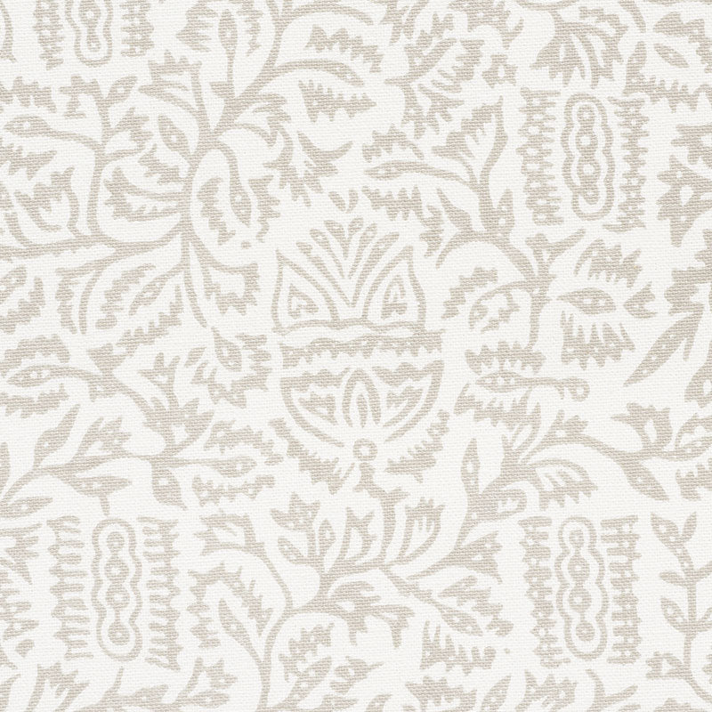 Morris fabric in taupe color - pattern number 177771 - by Schumacher in the Essentials: Small-Scale Prints collection