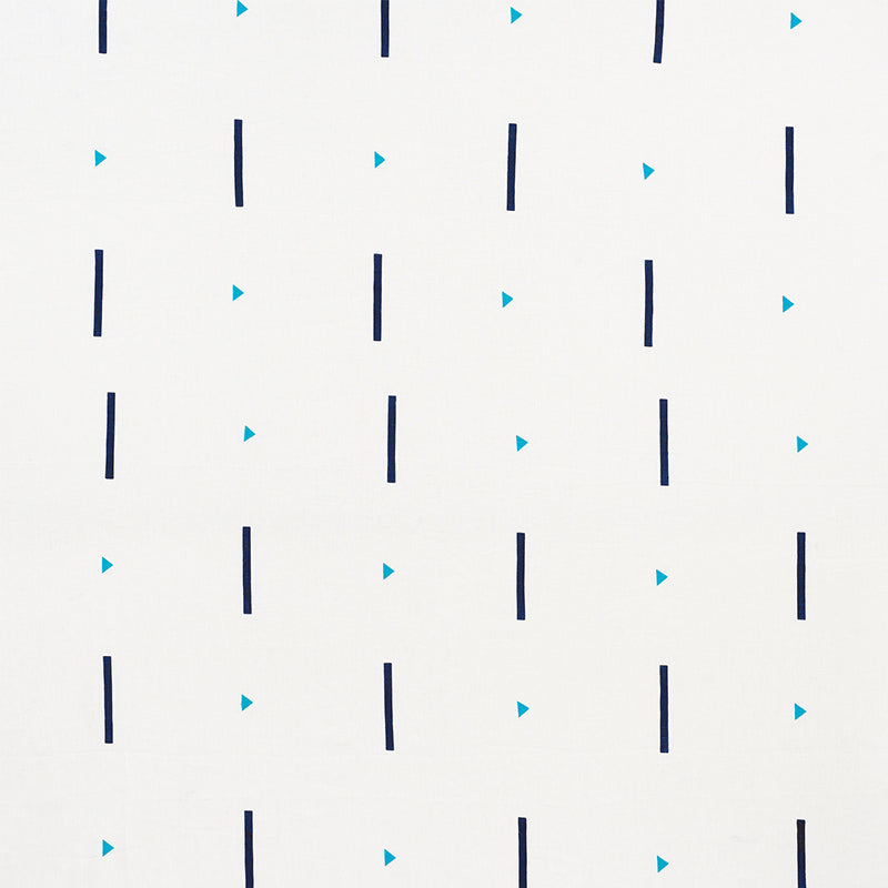 Tashmoo fabric in prussian and teal color - pattern number 177900 - by Schumacher in the Caroline Z Hurley collection
