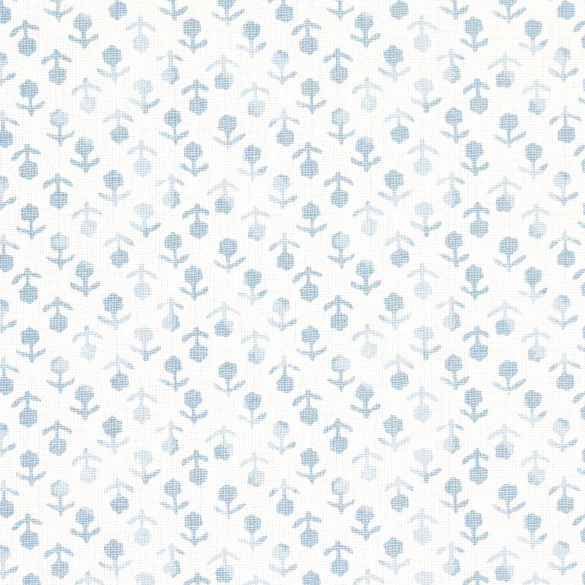 Beatriz Handprint fabric in sky color - pattern number 179353 - by Schumacher in the Jacaranda collection