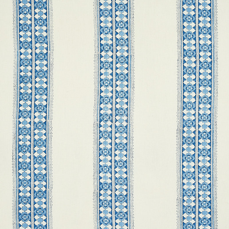 Amira Hand Blocked Print fabric in color - pattern number 179371 - by Schumacher in the Jacaranda collection