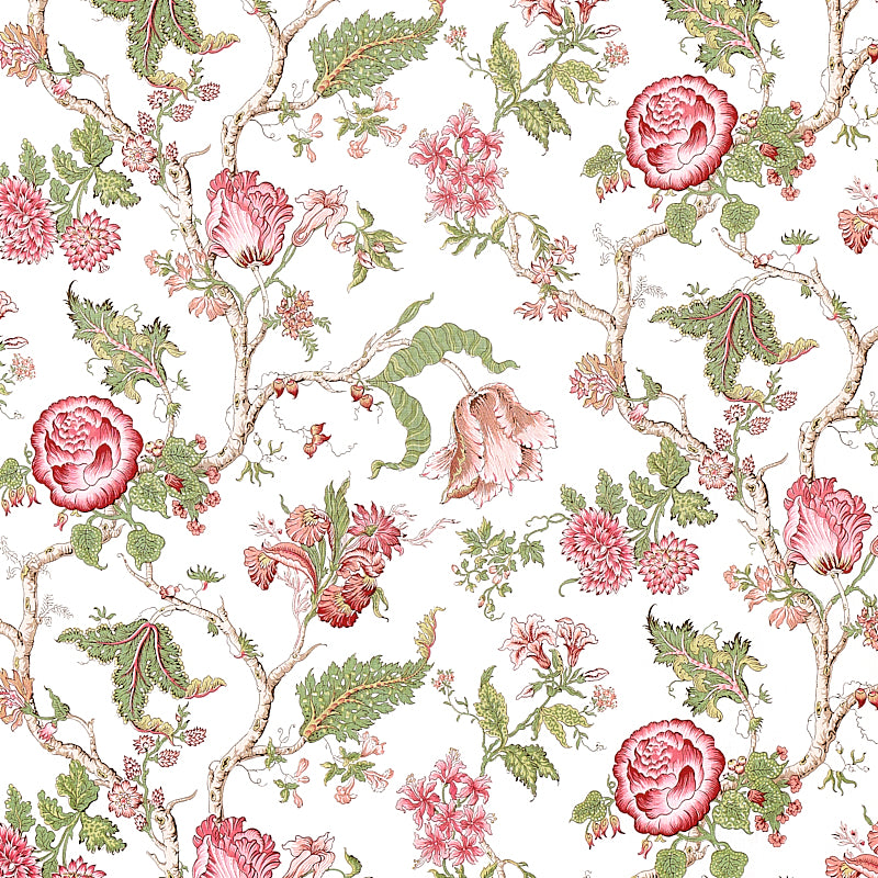 Josephine fabric in pink color - pattern number 179651 - by Schumacher in the Schumacher Classics collection