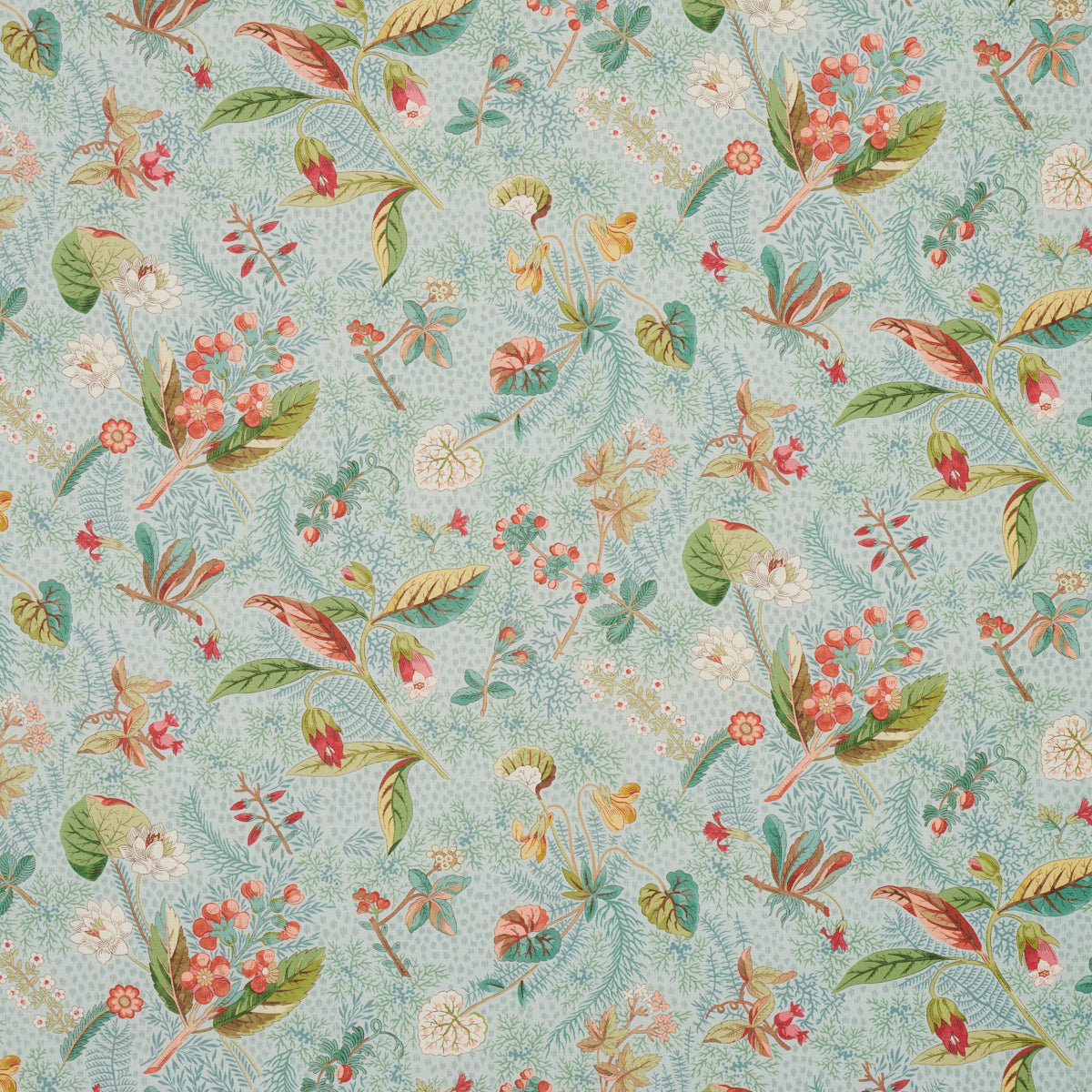 Blackwell Linen fabric in sky color - pattern number 180091 - by Schumacher in the Schumacher Classics collection