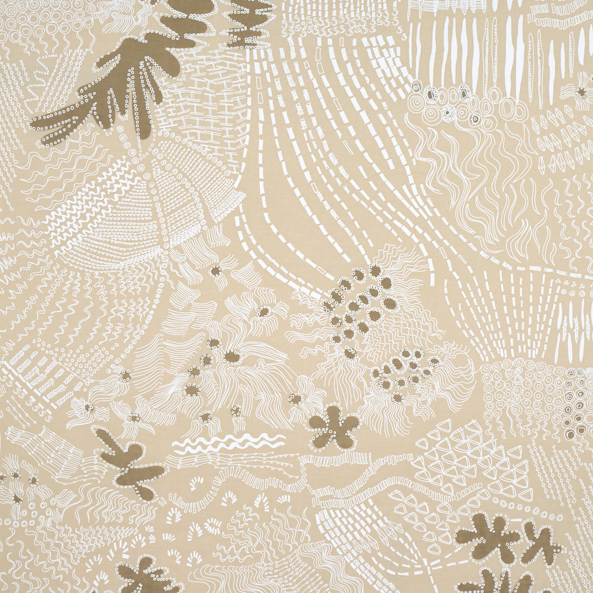Haven fabric in light neutral color - pattern number 180151 - by Schumacher in the Clements Ribeiro collection