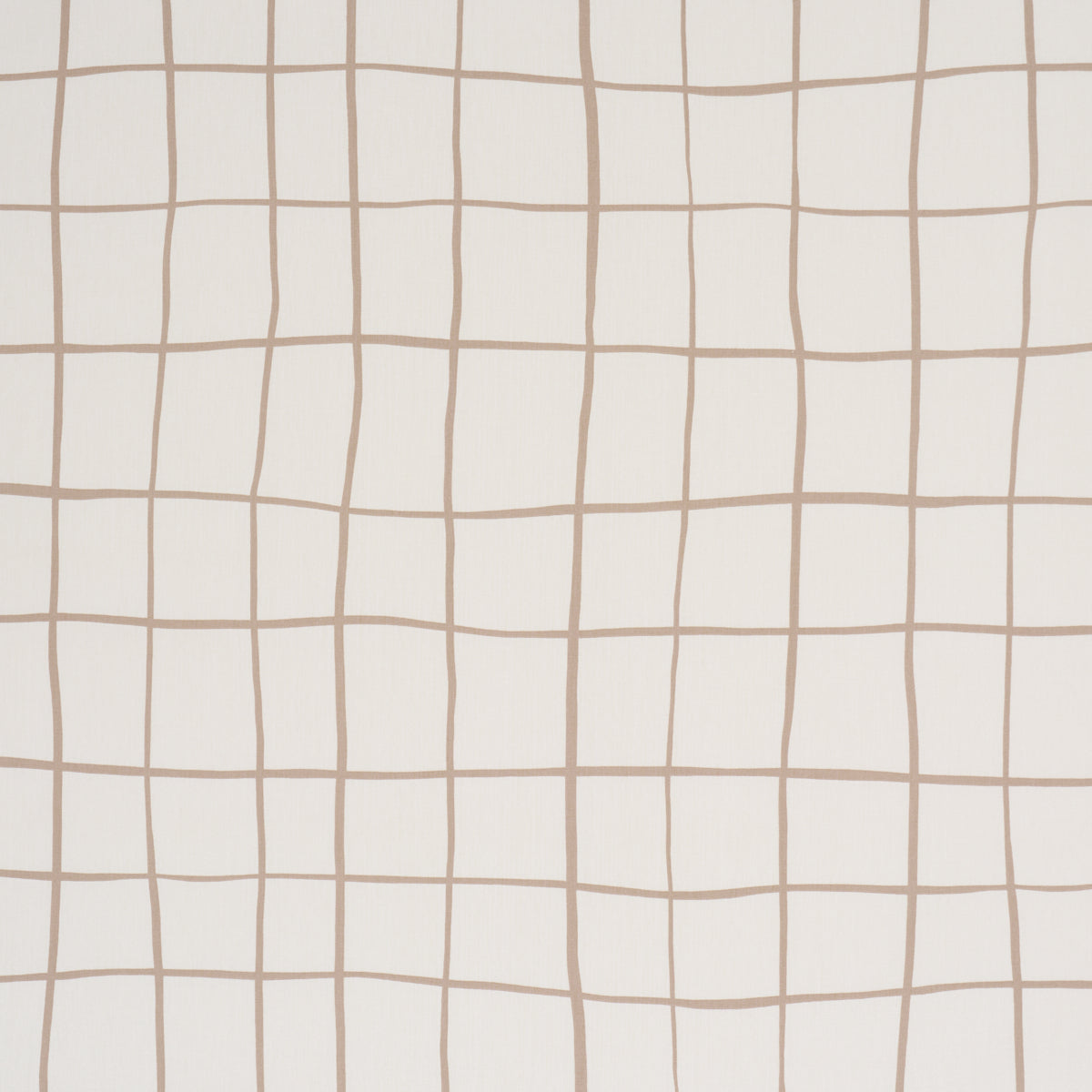 Painterly Windowpane fabric in Neutral color - pattern number 180294 - by Schumacher in the Stars and Stripes collection