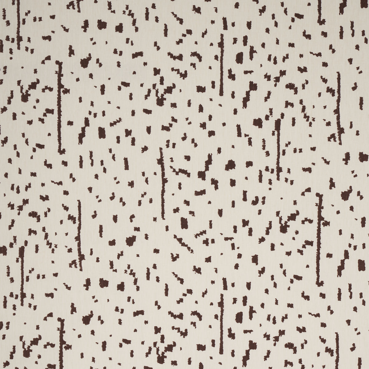 Bespotted fabric in brown color - pattern number 180312 - by Schumacher in the Miles Redd collection