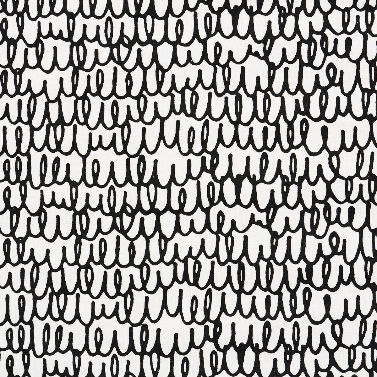 Marlowe fabric in black color - pattern number 180391 - by Schumacher in the Easy Elements collection