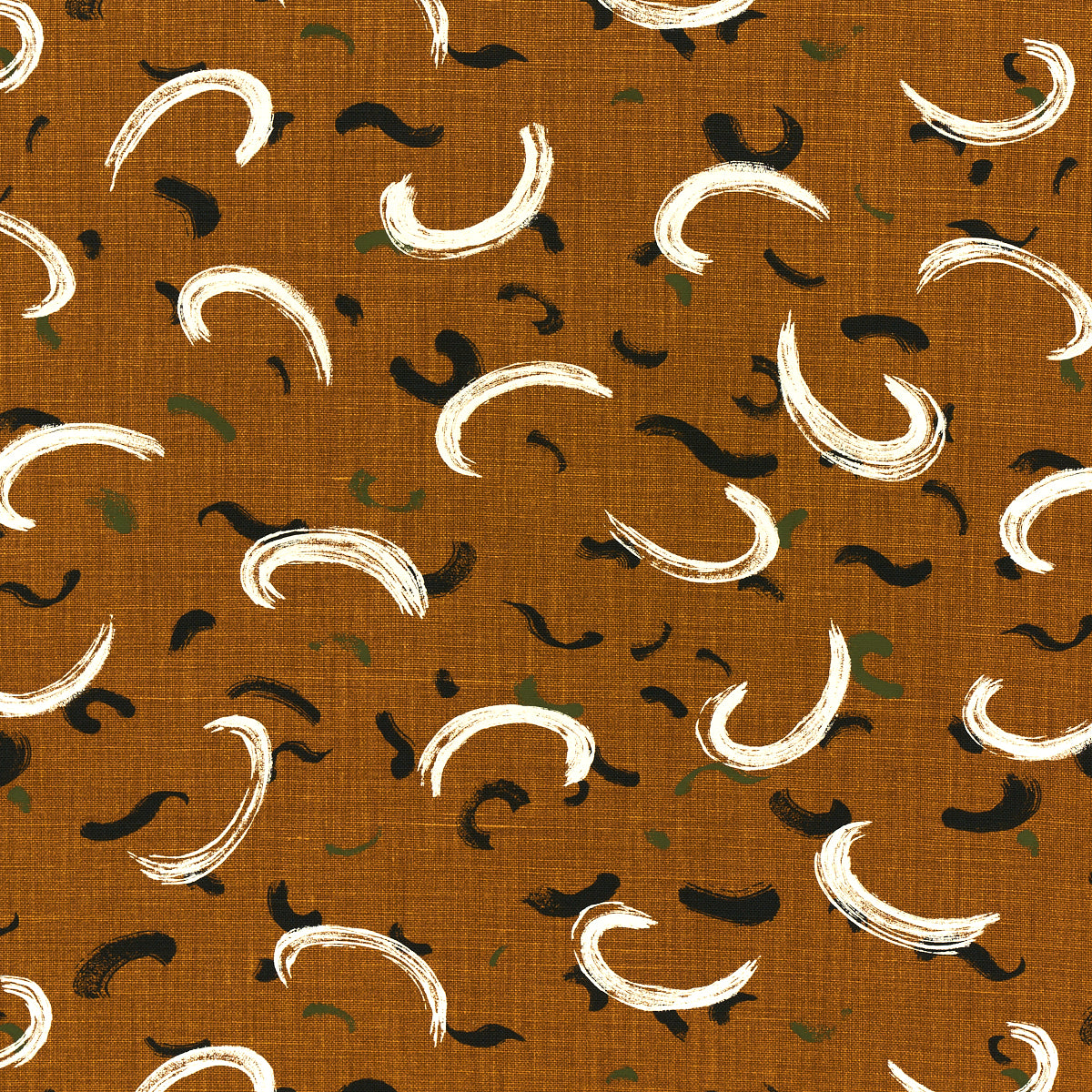 Brushmark fabric in gold color - pattern number 180401 - by Schumacher in the David Kaihoi collection