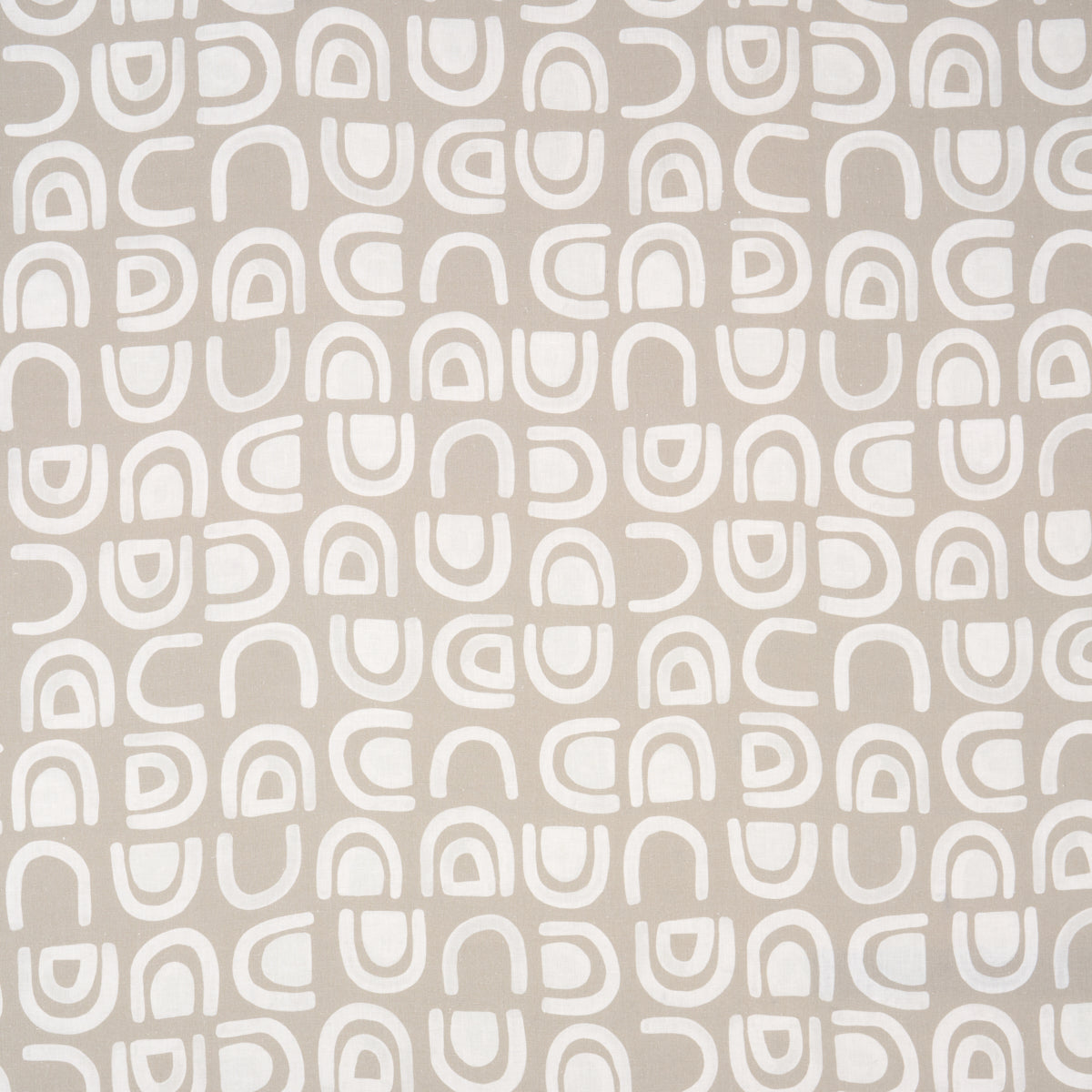 Threshold Printed Linen fabric in ginger color - pattern number 180420 - by Schumacher in the Hadiya Williams collection