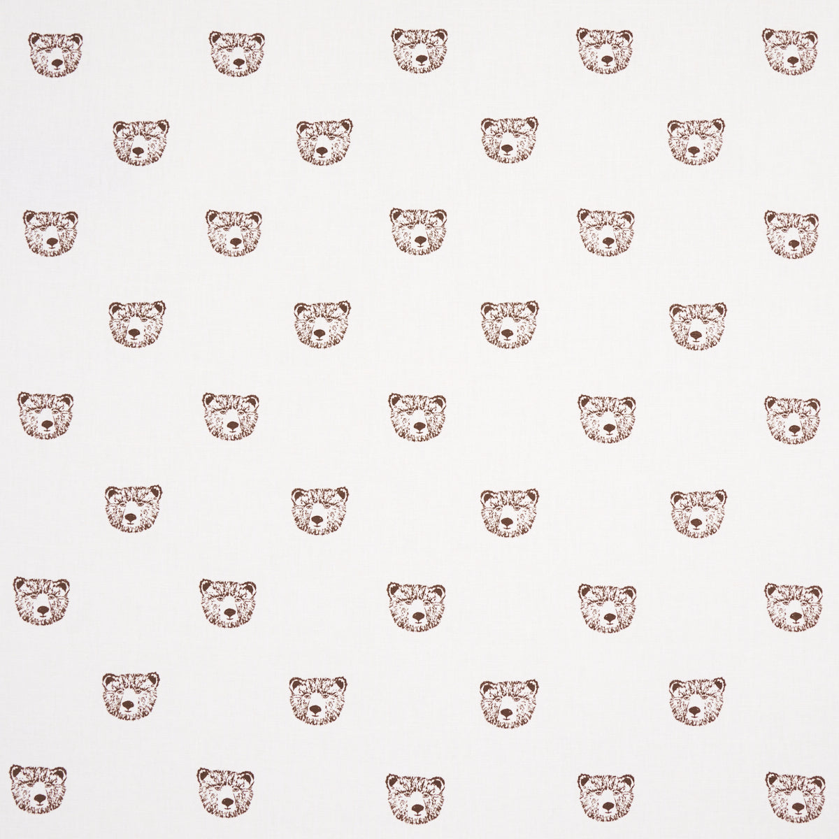 Bear High Performance Print fabric in ivory color - pattern number 180470 - by Schumacher in the Marie-Chantal collection