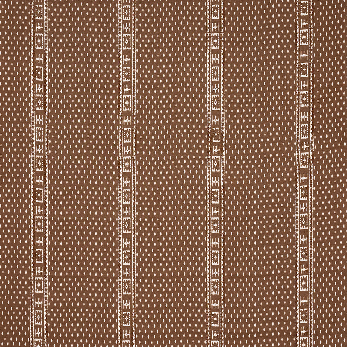 Indah Batik fabric in sepia color - pattern number 180491 - by Schumacher in the Bohemia collection