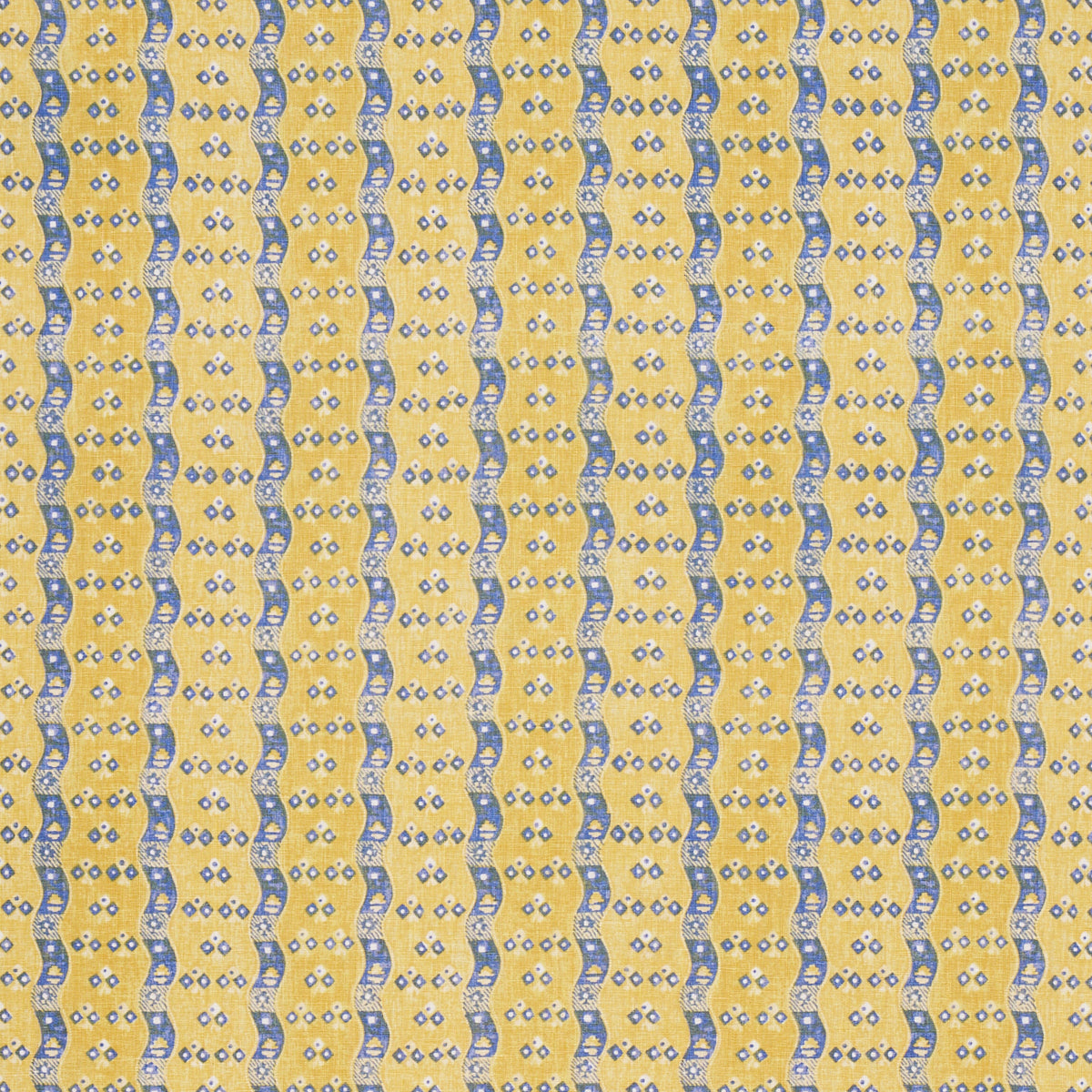 Ottilie Stripe fabric in yellow color - pattern number 180562 - by Schumacher in the New Traditional: Provencal collection