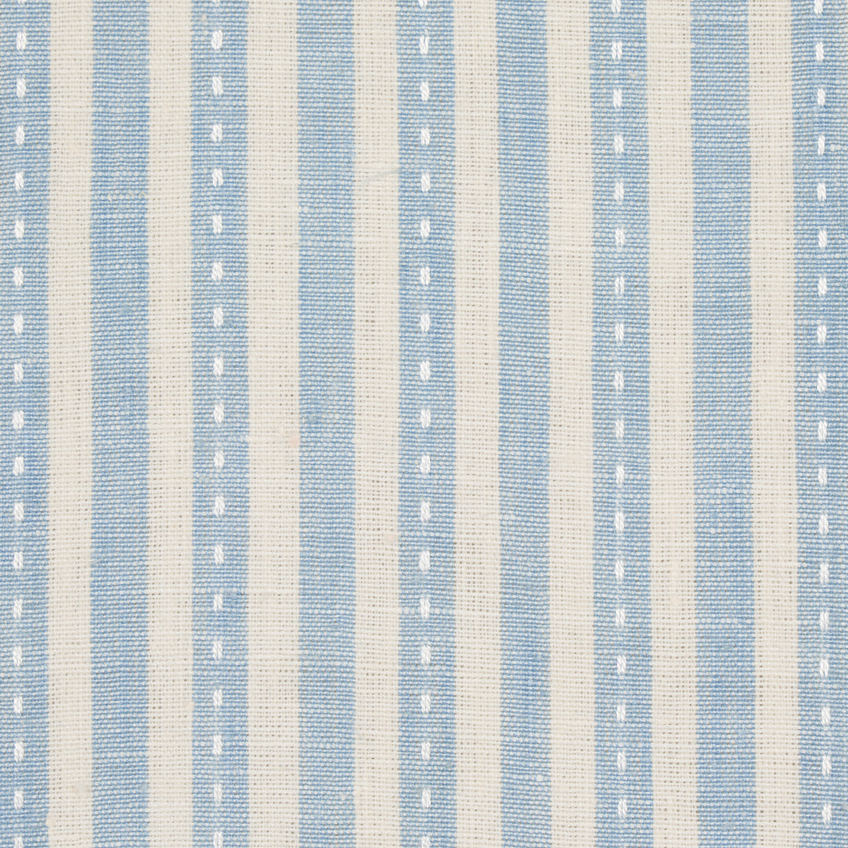 Mathis Ticking Stripe fabric in sky color - pattern number 180590 - by Schumacher in the New Traditional: Provencal collection