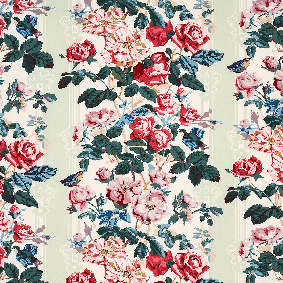 Margaret Ruth fabric in document color - pattern number 180610 - by Schumacher in the Johnson Hartig collection