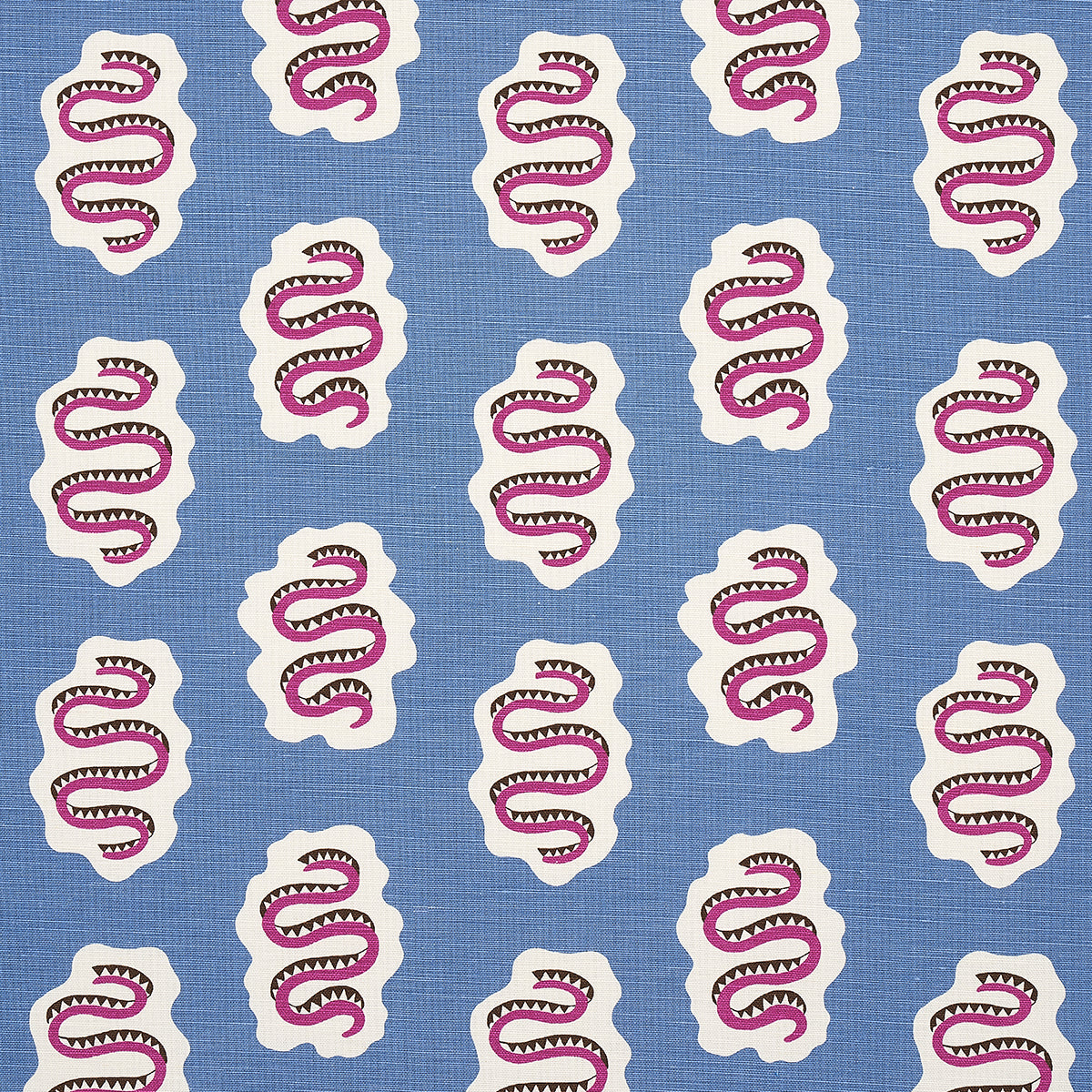 Elsa fabric in lapis color - pattern number 180863 - by Schumacher in the Regine collection