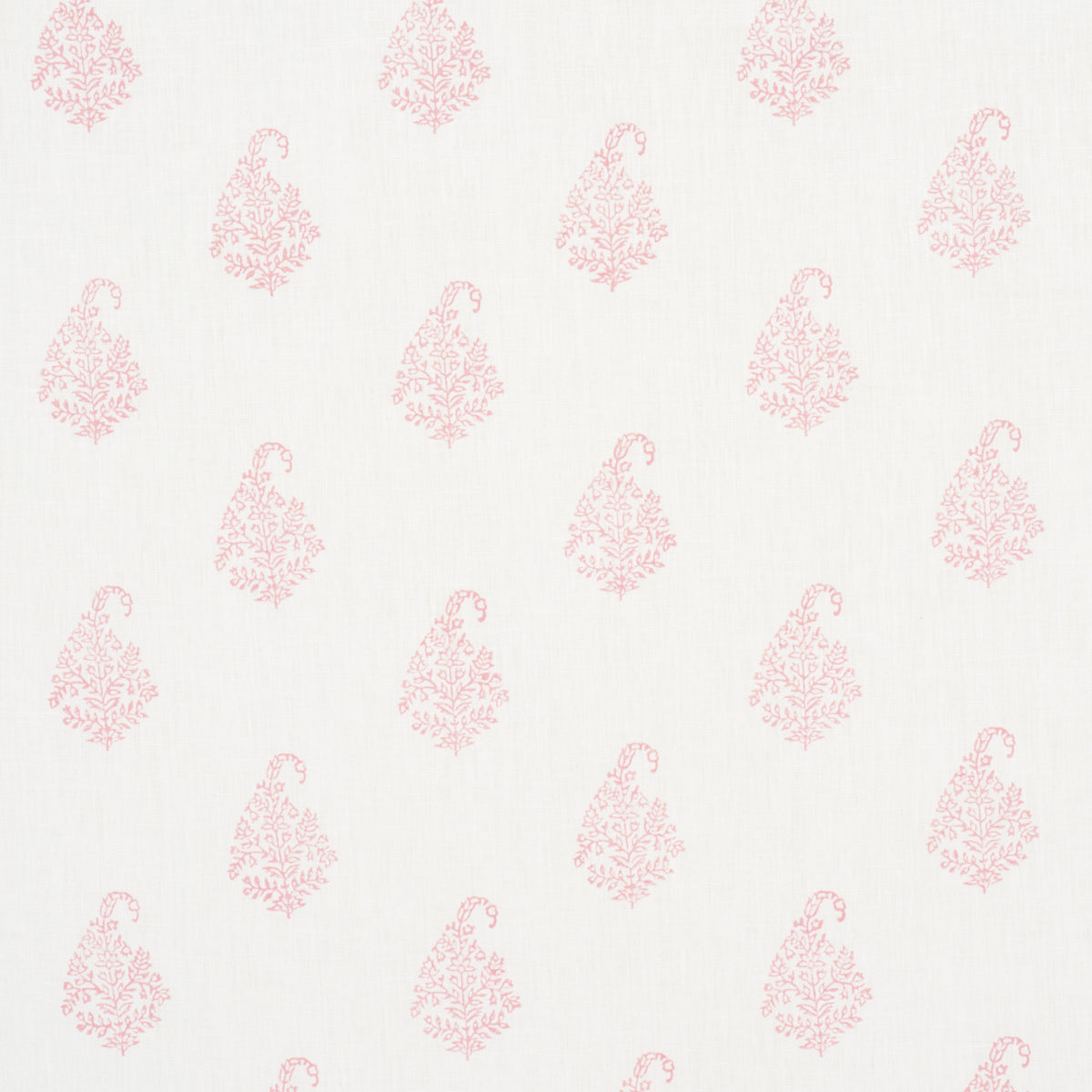 Kerala Paisley fabric in blush color - pattern number 181353 - by Schumacher in the Jacaranda collection