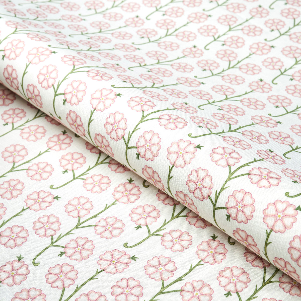 Gardenia fabric in rose color - pattern number 181401 - by Schumacher in the Neisha Crosland collection