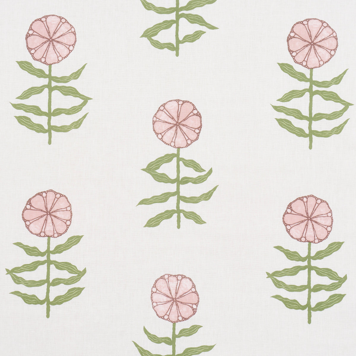 Pretty Petals fabric in blush color - pattern number 181660 - by Schumacher in the Marian Mcevoy collection