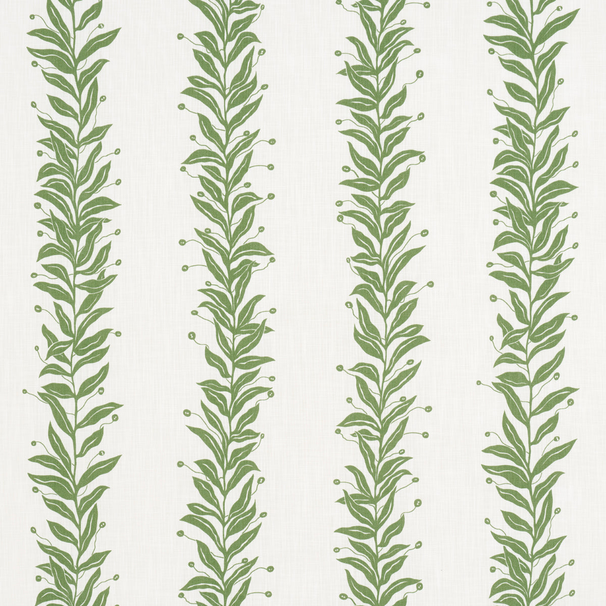Tendril Stripe Indoor Outdoor fabric in leaf color - pattern number 181672 - by Schumacher in the Marian Mcevoy collection