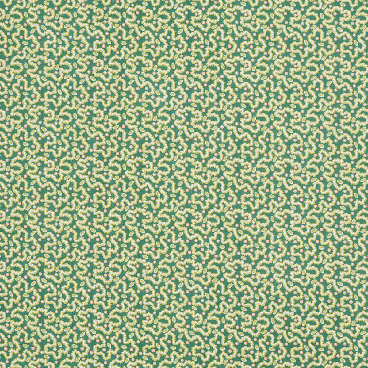 Leonie Vermicelli fabric in leaf color - pattern number 181720 - by Schumacher in the Le Max collection