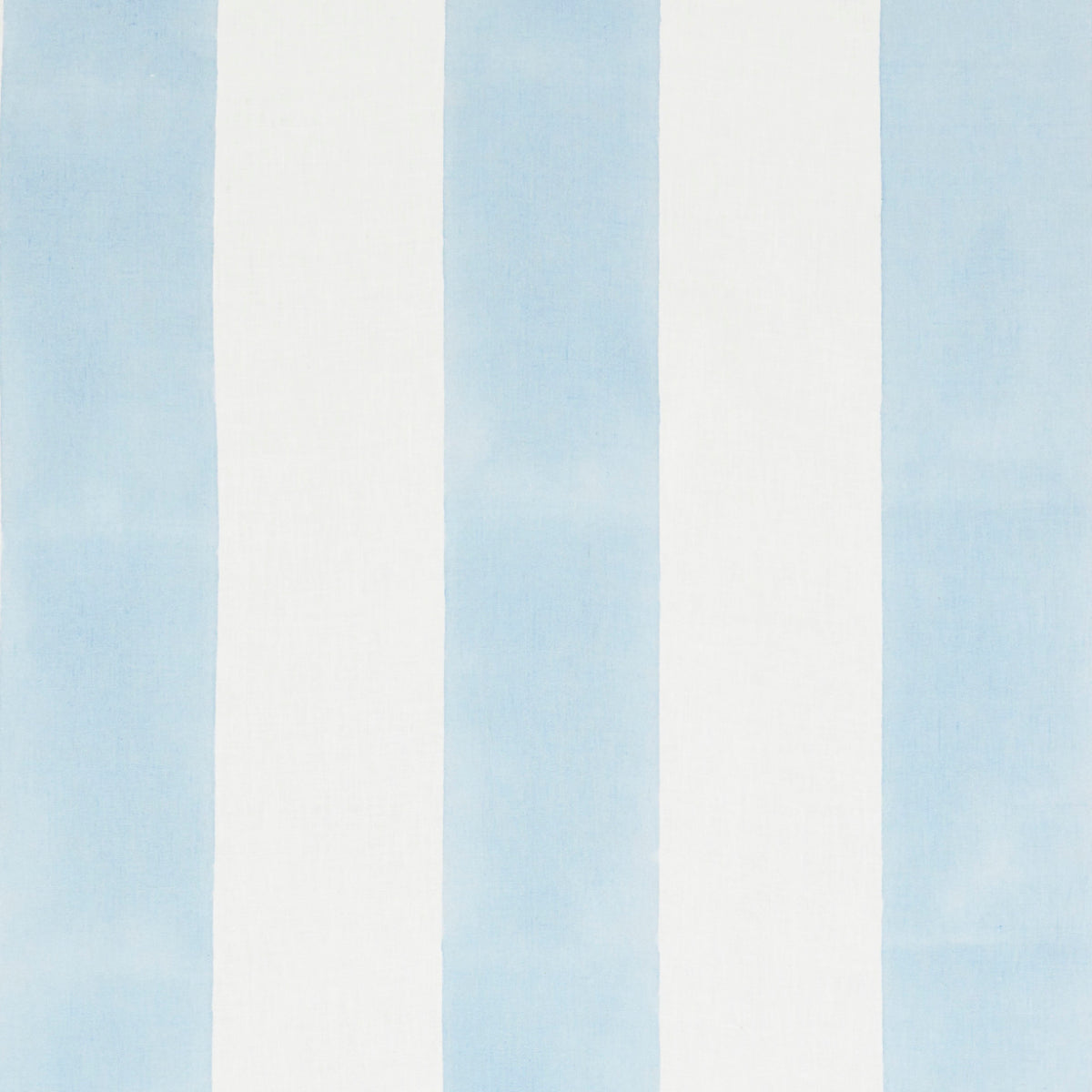 Wide Hand Block Stripe fabric in blue color - pattern number 181810 - by Schumacher in the Molly Mahon collection