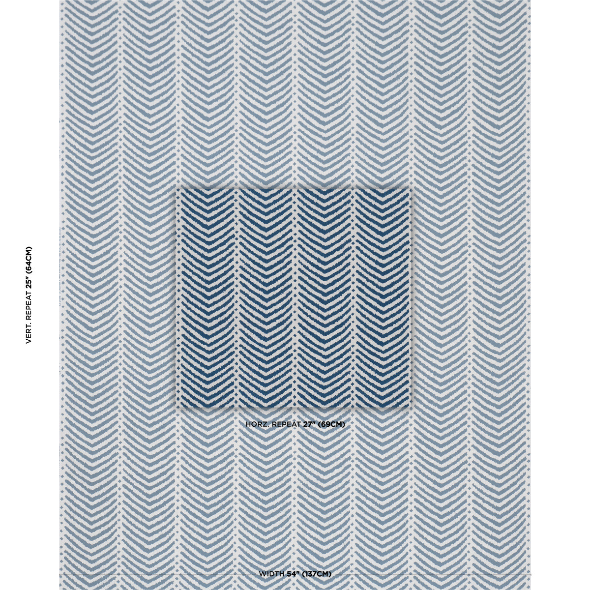 La Jolla Indoor/Outdoor fabric in navy color - pattern number 182003 - by Schumacher in the Perennial Favorites collection